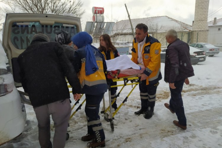 Bursa'da karda mahsur kalan hasta için seferberlik!