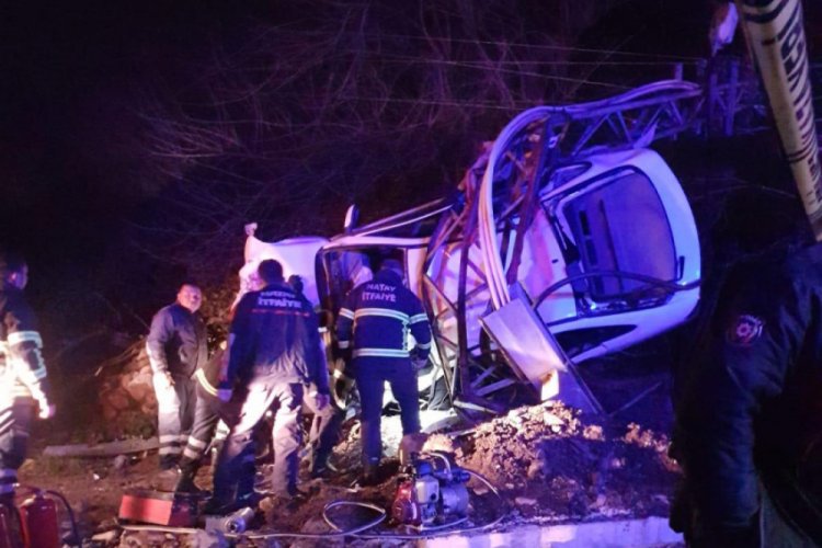 Hatay'da trafik kazası: 1 &ouml;l&uuml;, 3 yaralı