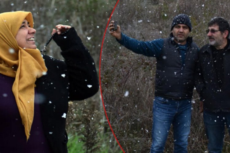 5 yıl sonra ilk kez kar yağdı