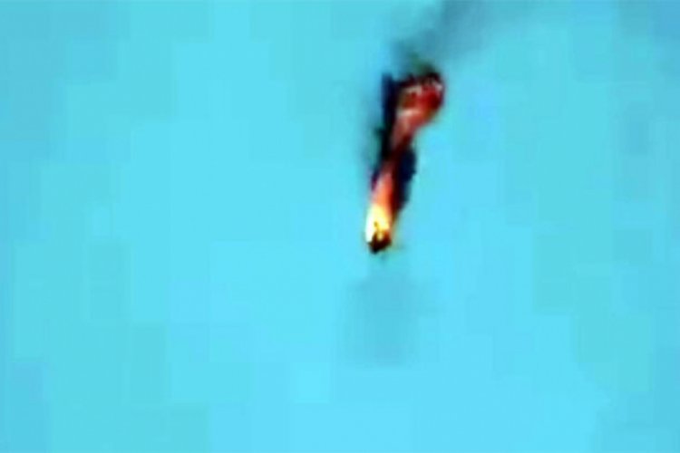 İdlib'de rejimine ait helikopter d&uuml;ş&uuml;r&uuml;ld&uuml;!