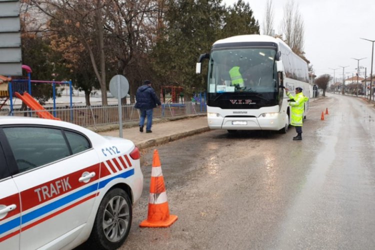 Bir haftada 116 yolcu otob&uuml;s&uuml; denetlendi