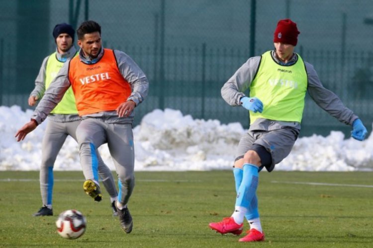 Trabzonspor, Erzurumspor ma&ccedil;ı hazırlıklarını s&uuml;rd&uuml;rd&uuml;