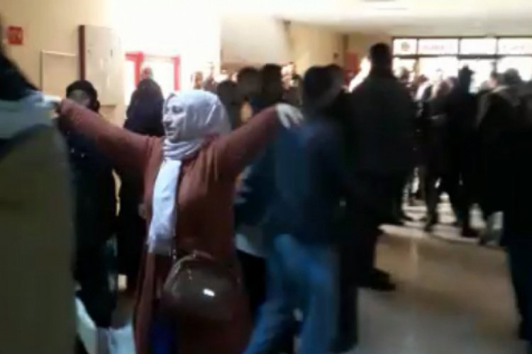 Hasta yakınlarından, hastane &ouml;zel g&uuml;venlik&ccedil;ilerine darp su&ccedil;laması