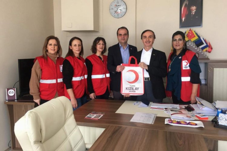 Bursa Mudanya Kızılay'dan huzurevi ziyareti