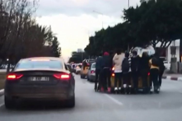 Patenli gen&ccedil;lerden tehlikeli yolculuk