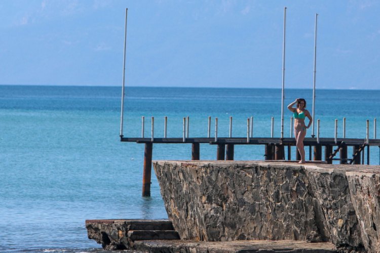 Antalya'da yazdan kalma bir g&uuml;n