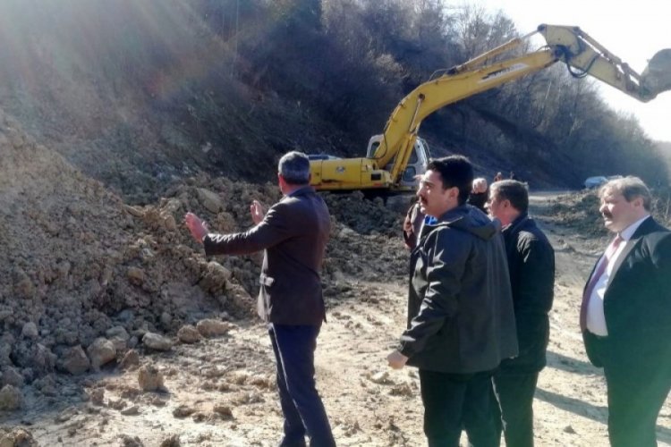 Zonguldak'ta 5 k&ouml;yde heyelan meydana geldi