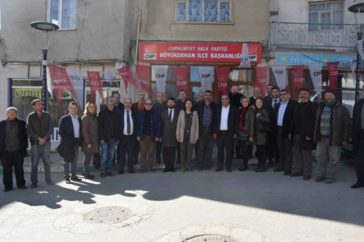 CHP Bursa İl Başkanı İsmet Karaca'dan ilk ziyaret Büyükorhan'a