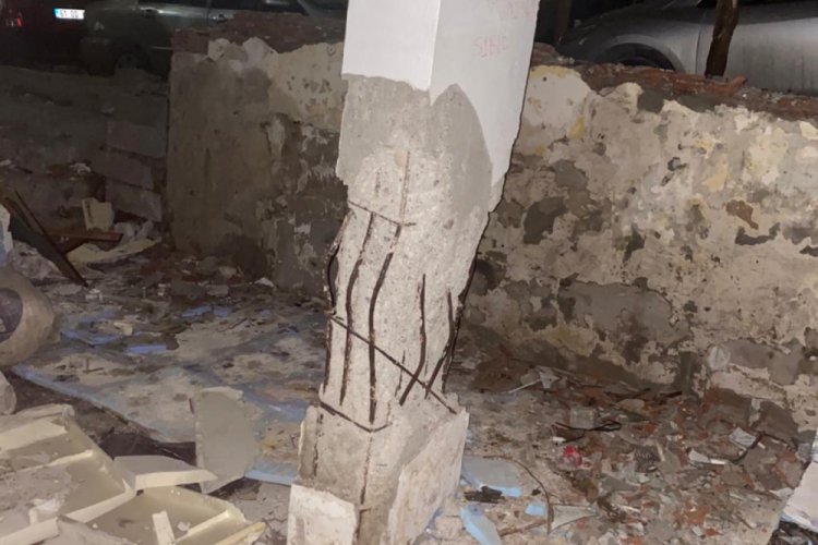 &Ccedil;&ouml;ken 7 katlı binanın bir g&uuml;n &ouml;nce &ccedil;ekilen fotoğrafları