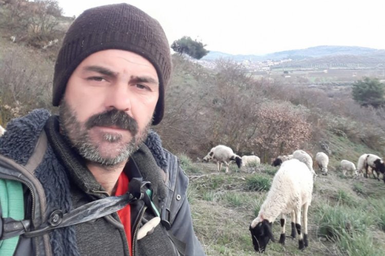 Kuzuların y&uuml;ksek ses &ccedil;ıkarmasından ş&uuml;phelenen şahıs video &ccedil;ekerken depremi kaydetti