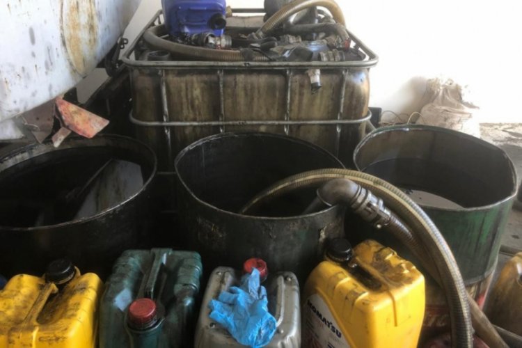 16 ton ka&ccedil;ak akaryakıt ele ge&ccedil;irildi