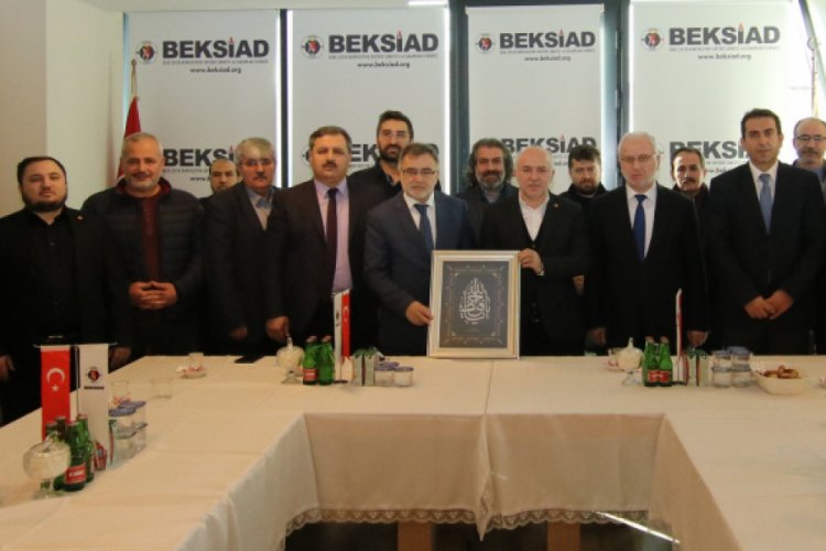 BEKSİAD, Bursa İl M&uuml;ft&uuml;s&uuml; Turan'ı ağırladı