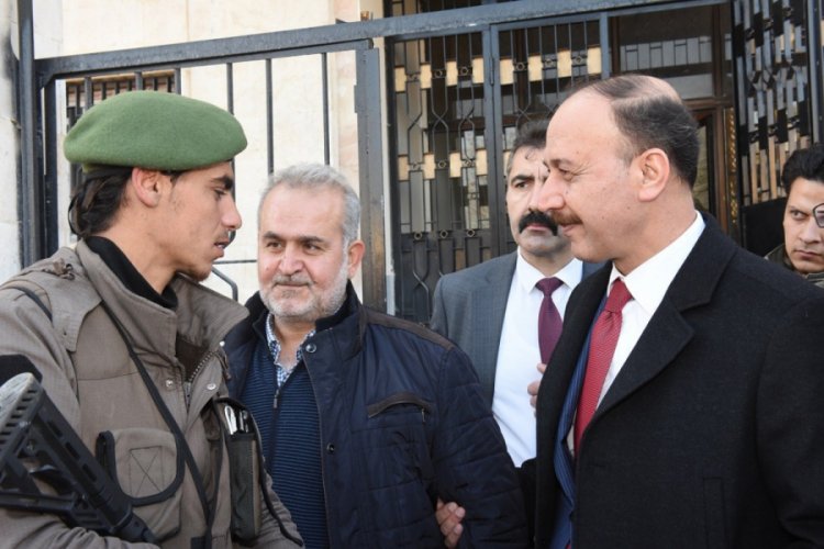Vali, Telabyad'da y&uuml;r&uuml;t&uuml;len &ccedil;alışmaları inceledi