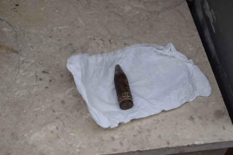 30 yıl &ouml;ncesine ait u&ccedil;aksavar mermisi bulundu