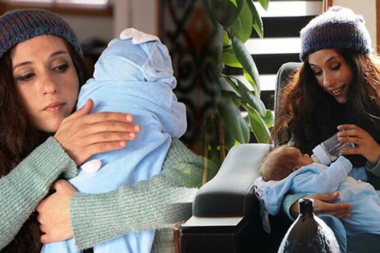 Sevgilisi tarafından darp edilen kadın bebeğine kendi