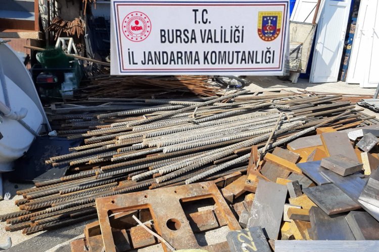 Bursa'da YHT şantiyesinden hırsızlığı özel ekip çözdü