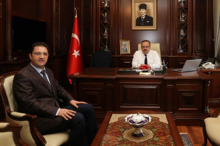 Başağmez'den Bursa Valisi Canbolat'a veda ziyareti
