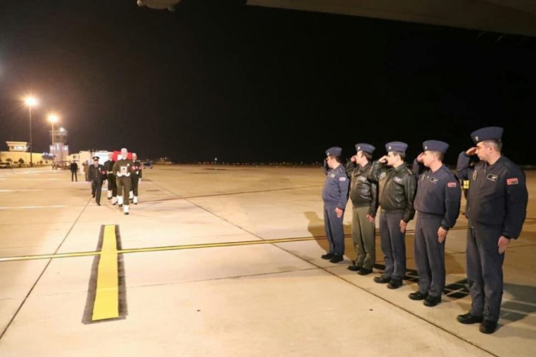 İdlib şehidi t&ouml;renle memleketine uğurlandı