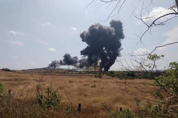 Hindistan'da savaş u&ccedil;ağı eğitim sırasında d&uuml;şt&uuml;