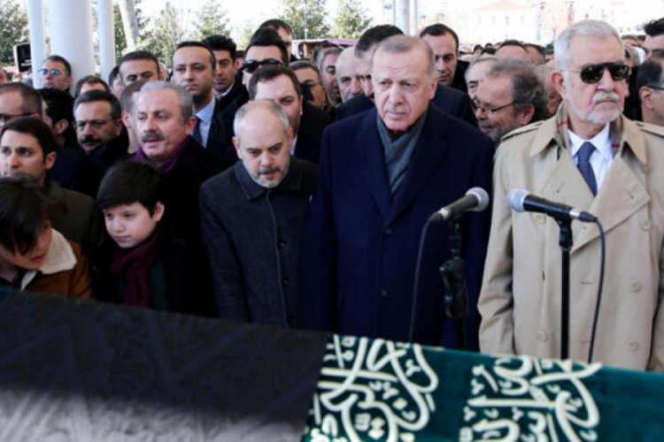 Cumhurbaşkanı Erdoğan cenaze t&ouml;renine katıldı