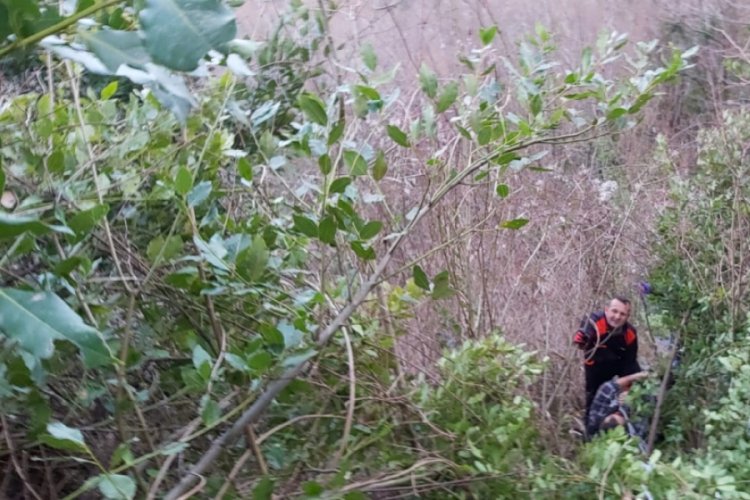 Ara&ccedil;la u&ccedil;uruma yuvarlandı, cesedine 1 g&uuml;n sonra ulaşıldı
