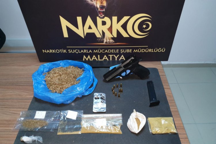 Malatya'da uyuşturucu ticaretine 10 tutuklama