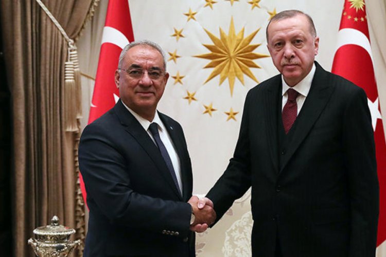 Cumhurbaşkanı Erdoğan, &Ouml;nder Aksakal'ı kabul etti