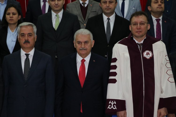 Binali Yıldırım'a fahri doktora &uuml;nvanı verildi