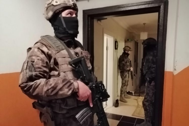 92 adrese eş zamanlı operasyon ger&ccedil;ekleştirildi