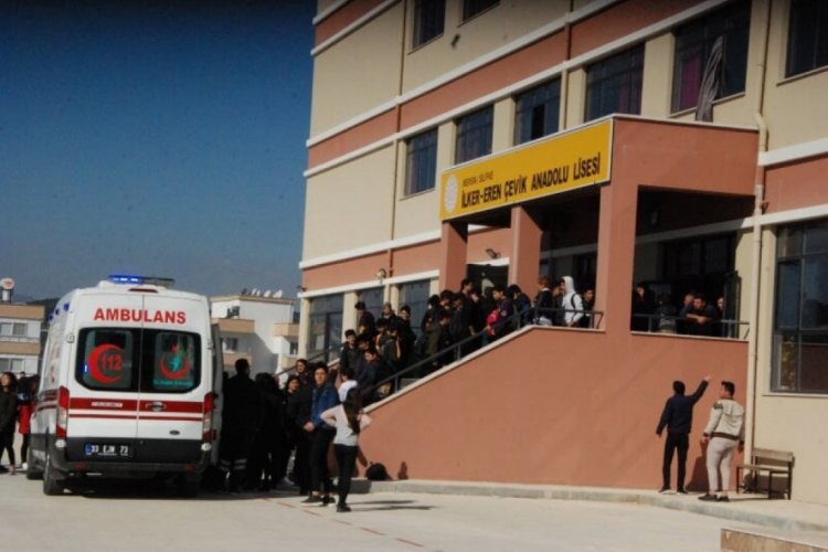 17 &ouml;ğrenci b&ouml;cek ilacından etkilenerek hastaneye kaldırıldı