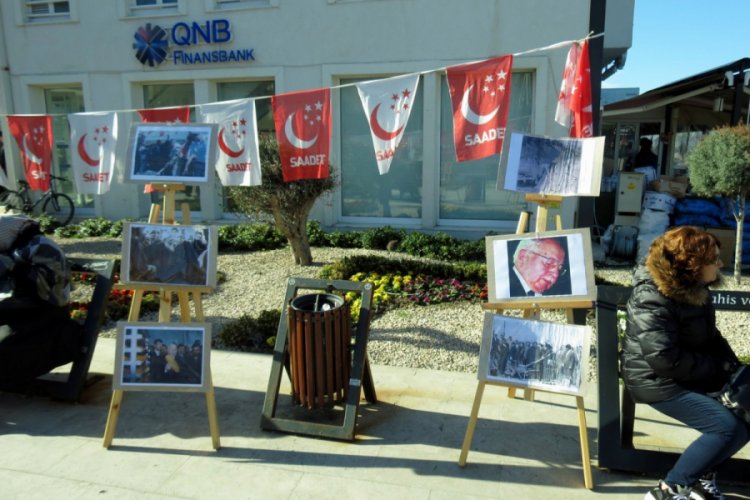 Bursa Mudanya Saadet'ten Erbakan sergisi