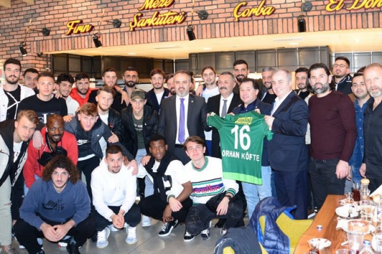 Bursaspor'a moral yemeği