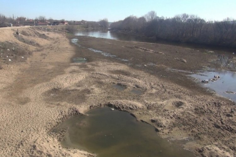 Tunca Nehri'nde kuraklık alarmı