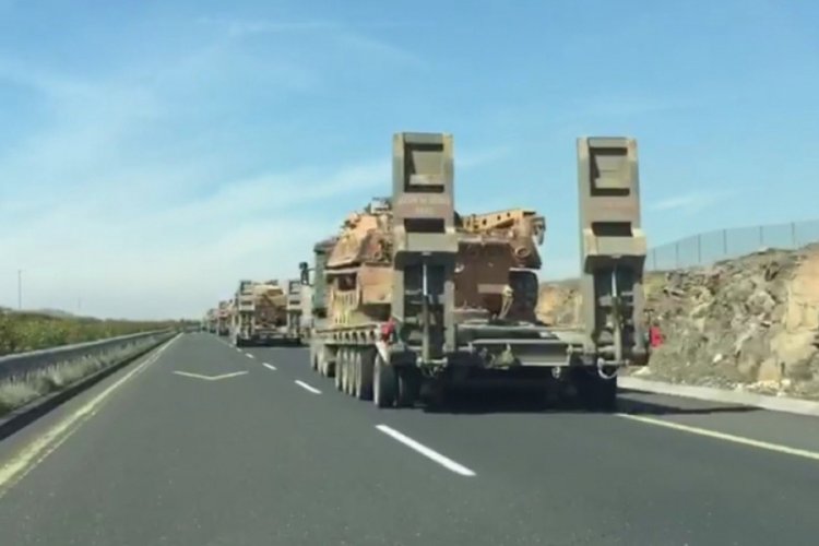 İdlib sınırına &ccedil;ok sayıda tank sevkıyatı yapıldı