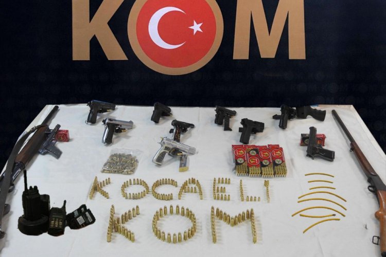 Silah ka&ccedil;ak&ccedil;ılarına 6 ilde operasyon