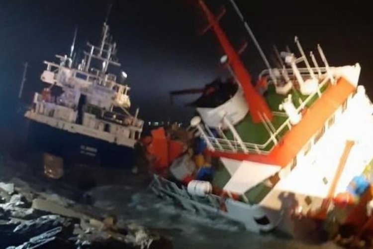Tuzla a&ccedil;ıklarında gemi kazası