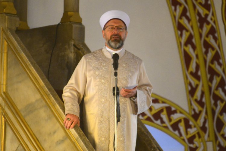 Hatay'da cuma hutbesini Diyanet İşleri Başkanı Erbaş okudu