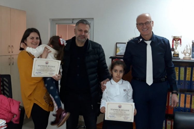 Bursa Gemlik'te &ouml;ğrencilerden atık yağ kampanyasına destek