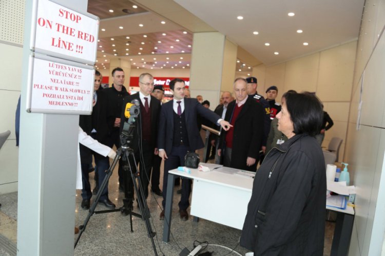 Sarp Sınır Kapısı'nda 'koronavir&uuml;s' tedbirleri