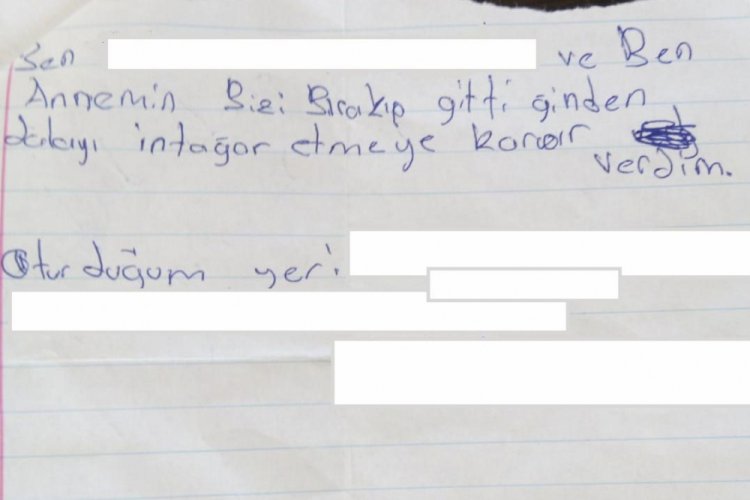 Karakolun &ouml;n&uuml;ne intihar notu bırakan 12 yaşındaki &ccedil;ocuk sahilde bulundu