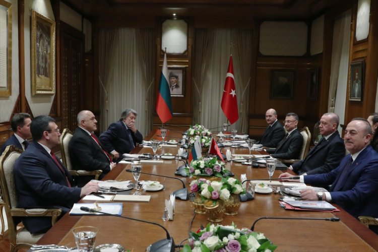 Cumhurbaşkanı Erdoğan, Bulgaristan Başbakanı Borisov'u kabul etti