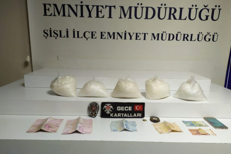 Takside 1.5 milyon TL değerinde uyuşturucu yakalandı