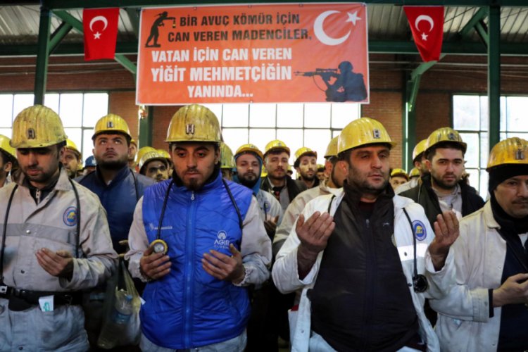 Grizu faciasında &ouml;len 263 maden iş&ccedil;isini anmada Mehmet&ccedil;iğe anlamlı mesaj