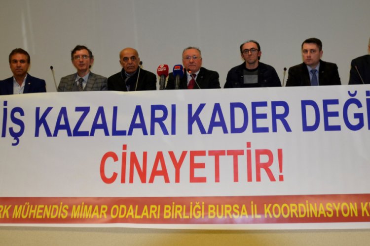 Bursa TMMOB'dan "3 Mart İş Cinayetlerine Karşı M&uuml;cadele G&uuml;n&uuml;" a&ccedil;ıklaması