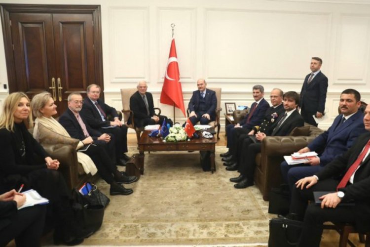 Bakan Soylu, Josep Borrell'i kabul etti
