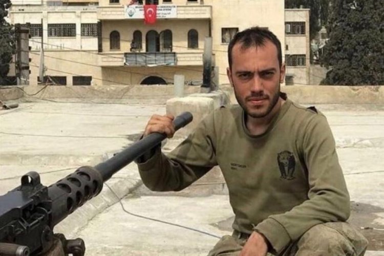 İdlib şehidi Zeytin Dalı Harekatı'nda kahramanlık plaketi almış