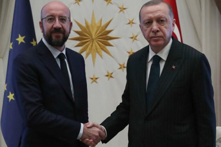 Erdoğan, AB Konseyi Başkanı'nı kabul etti