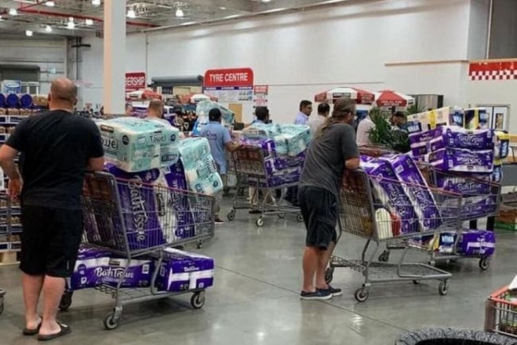Korona korkusu tuvalet kağıdı raflarını boşalttırdı