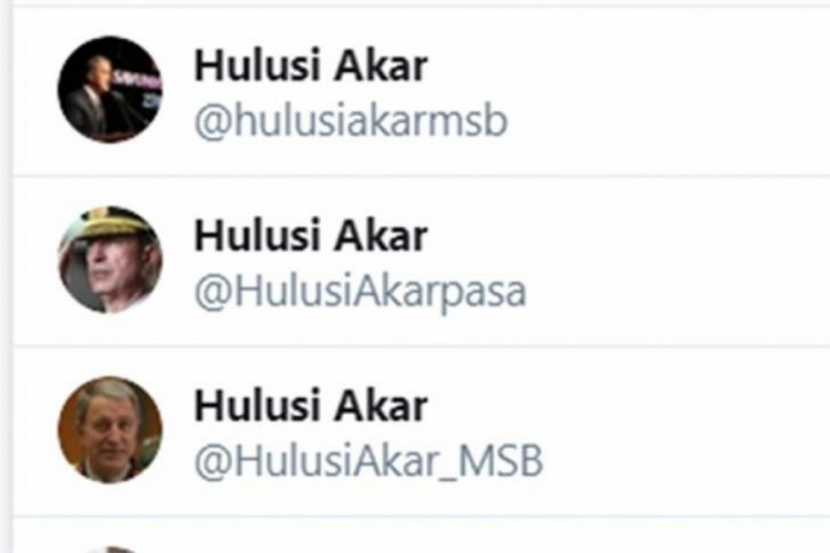 MSB: "Akar'ın şahsi sosyal medya hesabı yoktur"