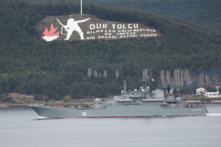 Rus savaş gemisi 'Ceasar Kunikov' Akdeniz'e iniyor